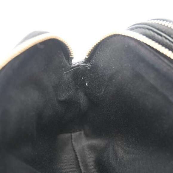 SAINT LAURENT Becky Double Zip Chain Black Leather Shoulder Bag - Picture 11 of 12